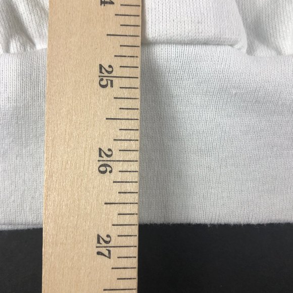 VTG Center Star Fall Sweatshirt Adult Extra Large White Orange Fleece Crewneck - Picture 10 of 11